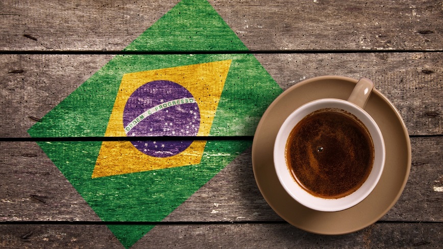 кофе в зернах из бразилии