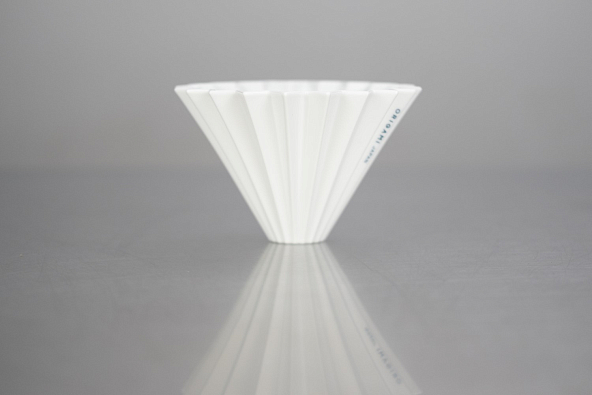 Воронка керамическая ORIGAMI размер М, цвет белый
