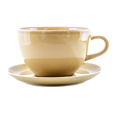 RISE BASE чашка 320 мл. золотисто-коричневая