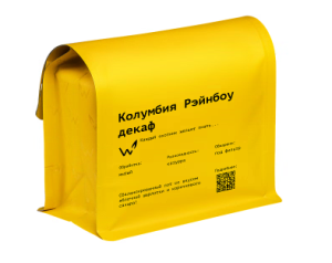 Кофе Сварщица Екатерина Колумбия Уила Рэйнбоу декаф, эспрессо, 250 г