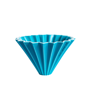 Воронка керамическая ORIGAMI Dripper М, бирюзовая