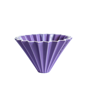 Воронка керамическая ORIGAMI Dripper М, фиолетовая