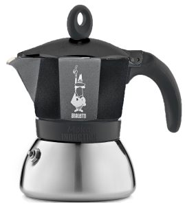 Гейзерная кофеварка Bialetti Moka Induction на 4 чашки, черный