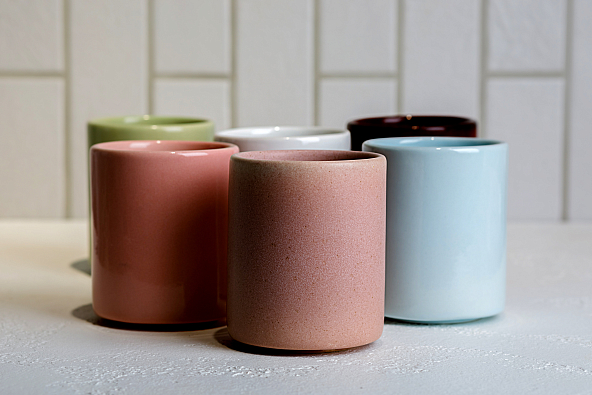 Чашка RISE SUN, rose granite 350