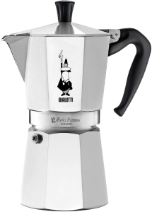 Гейзерная кофеварка Bialetti Moka Express, 9 чашек, металлик
