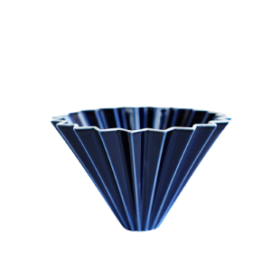 Воронка керамическая ORIGAMI размер М, цвет темно-синий