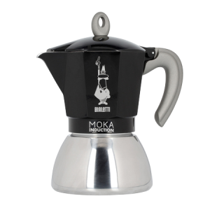 Гейзерная кофеварка Bialetti Moka Induction, 6 чашек, черная