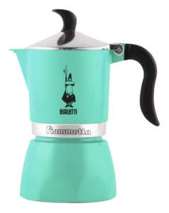 Гейзерная кофеварка Bialetti Fiametta на 3 чашки, зеленая