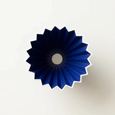 Воронка керамическая ORIGAMI размер М, цвет темно-синий