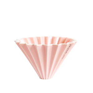 Воронка керамическая ORIGAMI Dripper М, розовая