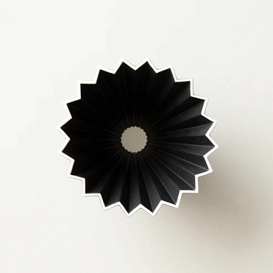 Воронка керамическая ORIGAMI размер М, цвет черный