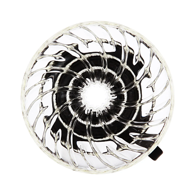 Воронка HARIO 02 V60 VDG-02B-EX-16, стеклянная, чёрная