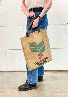 Шоппер из кофейных мешков