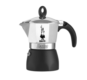 Гейзерная кофеварка Bialetti Dama, 3 чашки, черная