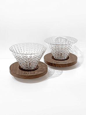 Набор воронка с подставкой RISE стекло