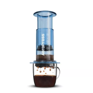Кофеварка ручная AeroPress Clear, Clear Blue