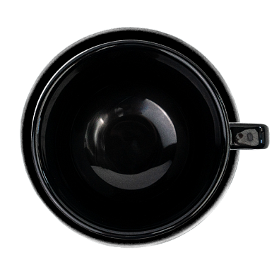 RISE кофейный набор 320 мл (на 6 персон), черный