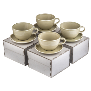 RISE кофейный набор 320 мл (на 6 персон), фисташковый