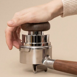 Темпер для кофе Timemore Pucks Calibrated Tamper, 58,4 мм, калиброванный, ручка натуральное дерево