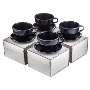 RISE кофейный набор 320 мл (на 6 персон), кобальтово-синий