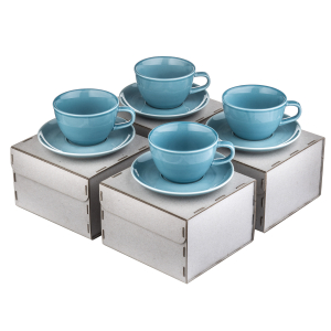 RISE кофейный набор 210 мл (на 6 персон), голубой