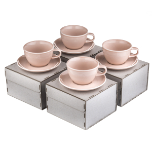 RISE кофейный набор 210 мл (на 6 персон), розовый