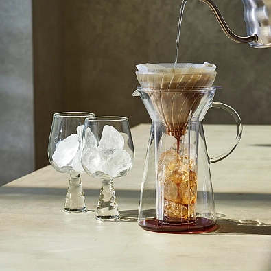 HARIO V60 Glass Ice-coffee Maker