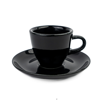 RISE BASE чашка 70 мл. черная