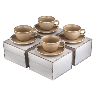 RISE кофейный набор 210 мл (на 6 персон), золотисто-коричневый
