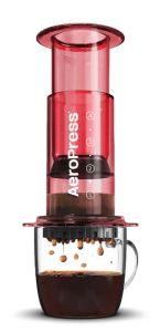 Кофеварка ручная AeroPress Clear, Clear Red