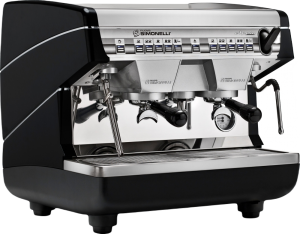 Кофемашина Nuova Simonelli Appia II Compact 2 Gr V Black 220V, высокие группы, экономайзер