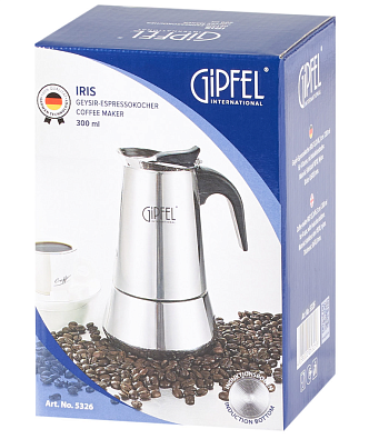 Гейзерная кофеварка Gipfel Iris 5326 0,3 л