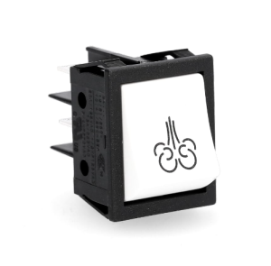 Кнопка белая с символом "пар", для к/м FB80