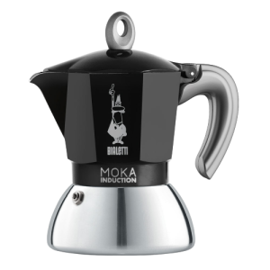 Гейзерная кофеварка Bialetti Moka Induction, 2 чашки, черная