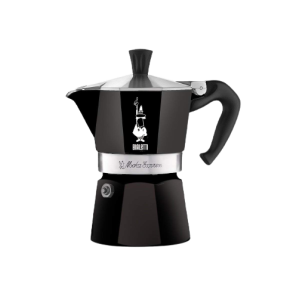 Гейзерная кофеварка Bialetti Moka Express, 3 чашки, черная