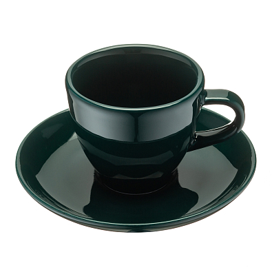 Чашка RISE BASE Дуэт 70 мл кобальтово-зеленая