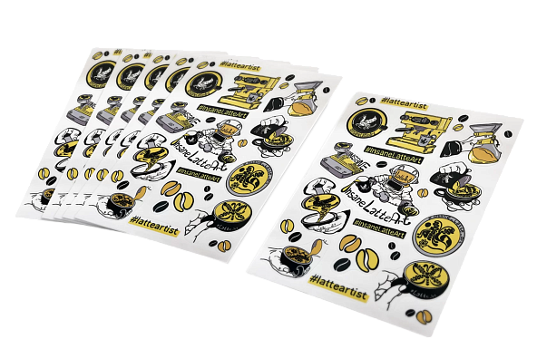 Стикерпак Insane latte art